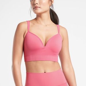 Athleta Embrace D-DD sports bra small pink NWT